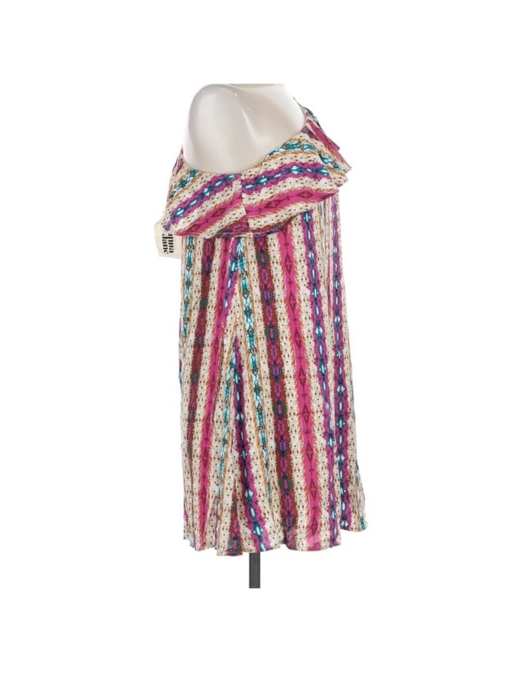 Savanna Jane Amarillo By Morning Wester Boho One Shoulder Dress Women’s Medium - Picture 4 of 7